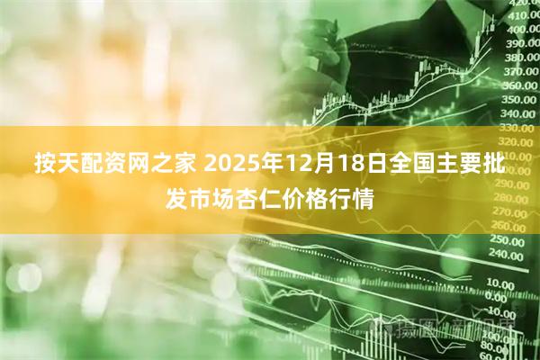 按天配资网之家 2025年12月18日全国主要批发市场杏仁价格行情